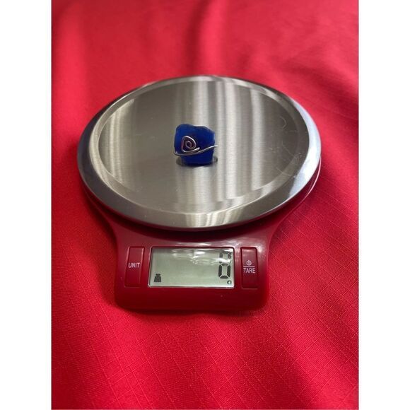 Sea Glass Spiral Ring Size 6 - Picture 7 of 8